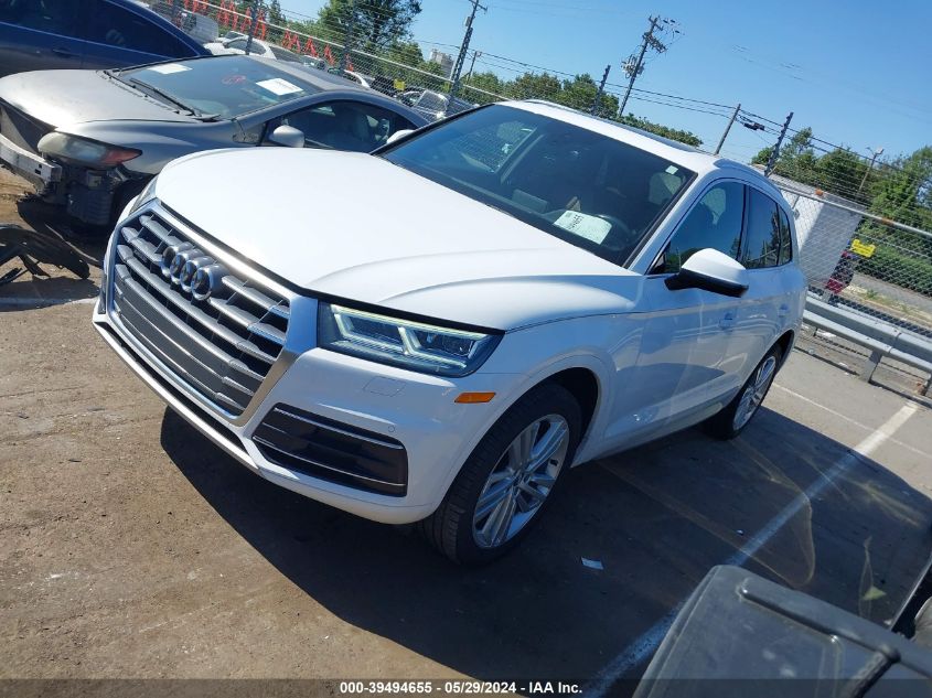 2019 Audi Q5 45 Premium VIN: WA1BNAFY5K2095489 Lot: 39494655