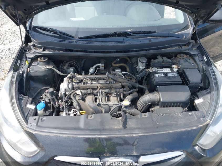 2012 Hyundai Accent Gs VIN: KMHCT5AE6CU005014 Lot: 39494657