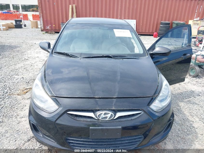 2012 Hyundai Accent Gs VIN: KMHCT5AE6CU005014 Lot: 39494657