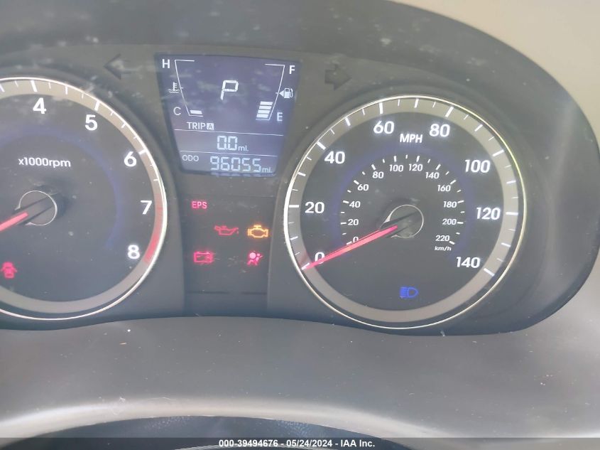 2012 Hyundai Accent Gls VIN: KMHCT4AE7CU078399 Lot: 39494676