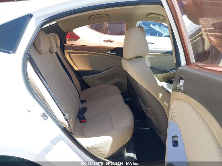 2012 Hyundai Accent Gls VIN: KMHCT4AE7CU078399 Lot: 39494676