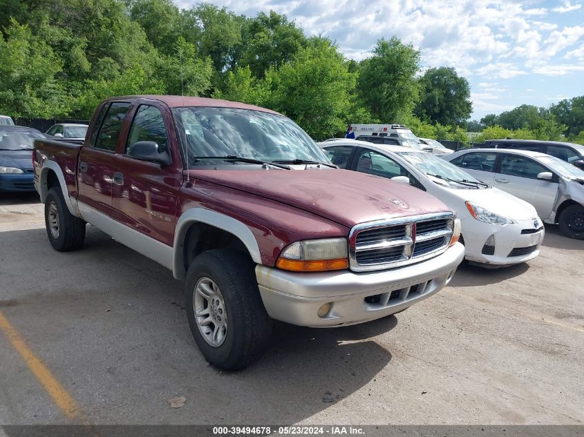 2002 Dodge Dakota Slt VIN: 1B7HG48N12S663784 Lot: 39494678