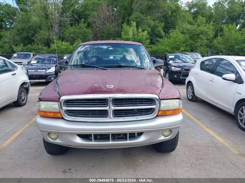 2002 Dodge Dakota Slt VIN: 1B7HG48N12S663784 Lot: 39494678