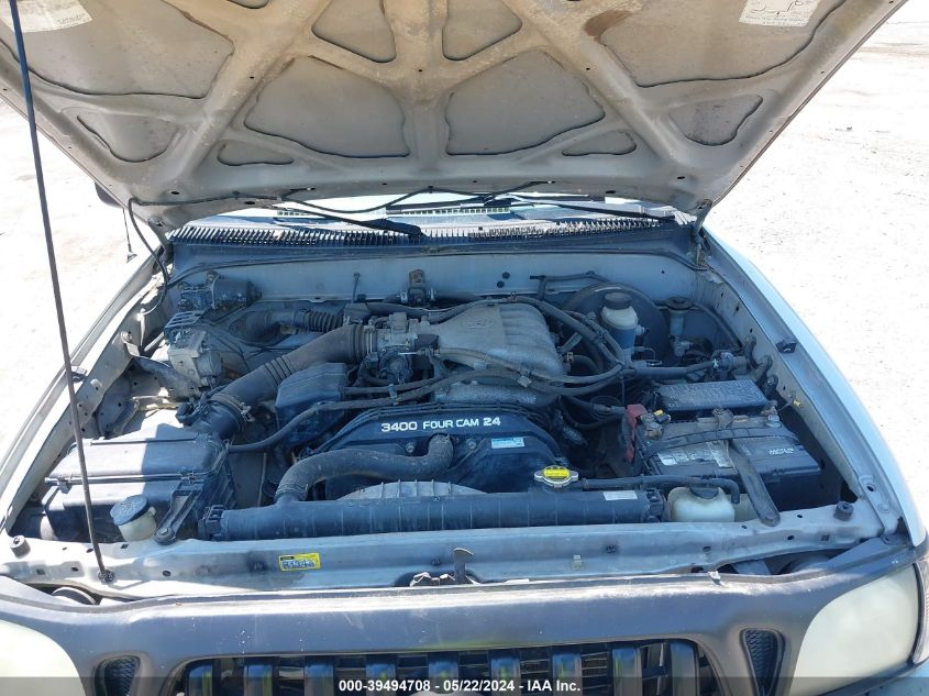 2004 Toyota Tacoma Base V6 VIN: 5TEWN72N24Z416327 Lot: 39494708