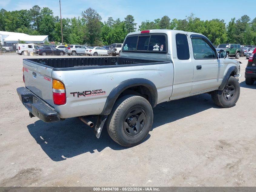 2004 Toyota Tacoma Base V6 VIN: 5TEWN72N24Z416327 Lot: 39494708