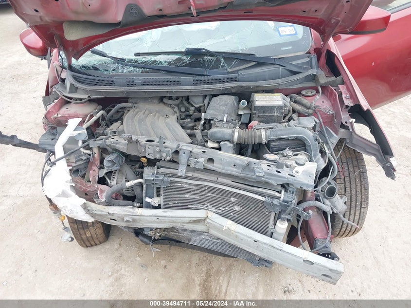 2019 Nissan Versa 1.6 Sv VIN: 3N1CN7AP9KL812828 Lot: 39494711