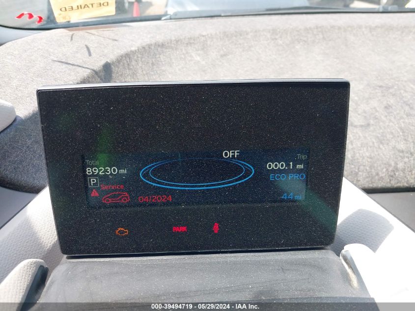 2014 BMW I3 Base W/Range Extender VIN: WBY1Z4C53EV275606 Lot: 39494719