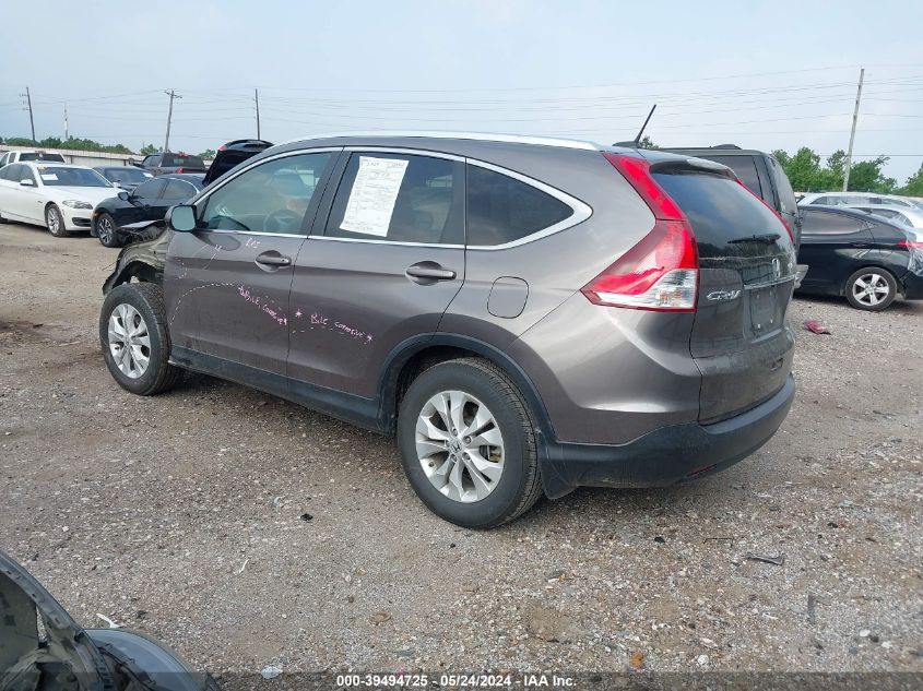 2013 Honda Cr-V Ex-L VIN: 5J6RM3H71DL048863 Lot: 39494725