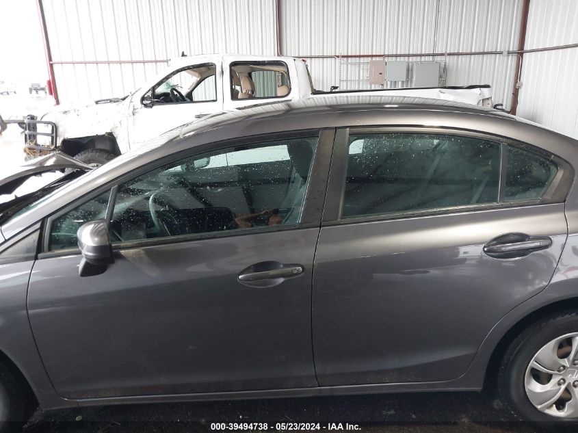 2014 Honda Civic Lx VIN: 2HGFB2F51EH536690 Lot: 39494738