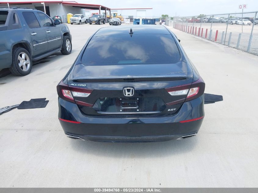 2018 Honda Accord Ex-L 2.0T VIN: 1HGCV2F68JA032679 Lot: 39494768