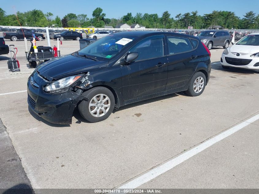 2014 Hyundai Accent Gs VIN: KMHCT5AE6EU171990 Lot: 39494778