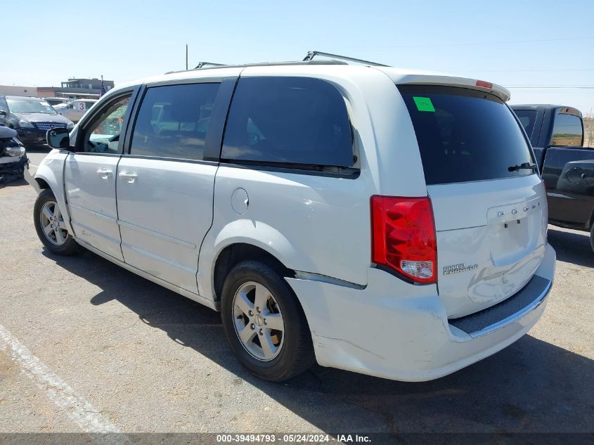 2013 Dodge Grand Caravan Sxt VIN: X2C4RDGCG3DR55078 Lot: 39494793