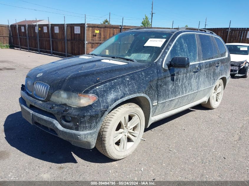 2004 BMW X5 4.4I VIN: 5UXFB53574LV00166 Lot: 39494795