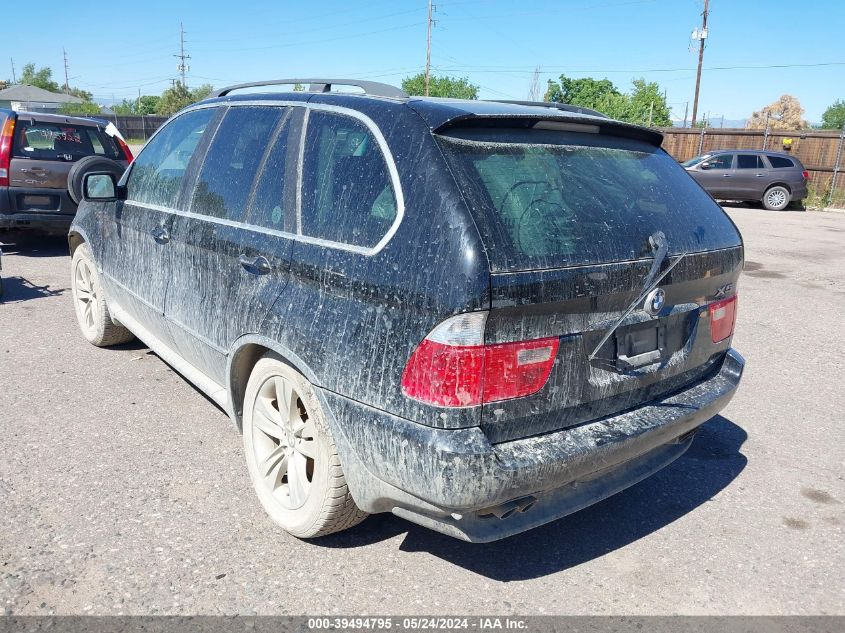 2004 BMW X5 4.4I VIN: 5UXFB53574LV00166 Lot: 39494795