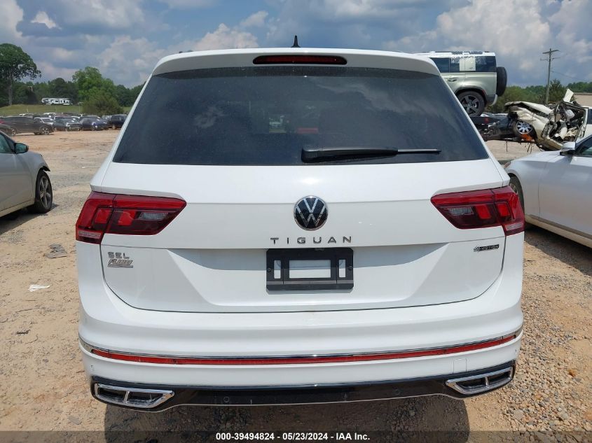 2022 Volkswagen Tiguan 2.0T Sel R-Line VIN: 3VV4B7AX9NM021743 Lot: 39494824