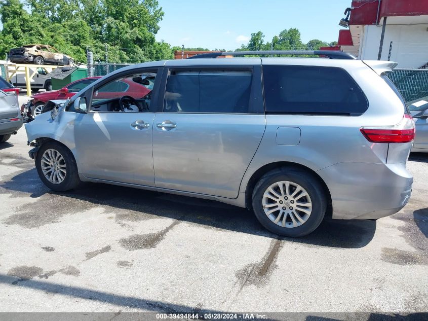 2016 Toyota Sienna Xle 8 Passenger VIN: 5TDYK3DC2GS693518 Lot: 39494844