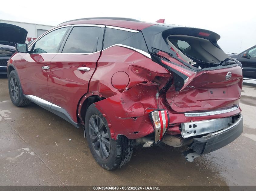 2018 Nissan Murano Sv VIN: 5N1AZ2MG9JN174520 Lot: 39494849