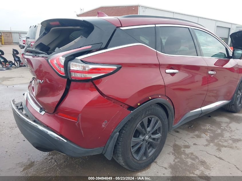 2018 Nissan Murano Sv VIN: 5N1AZ2MG9JN174520 Lot: 39494849