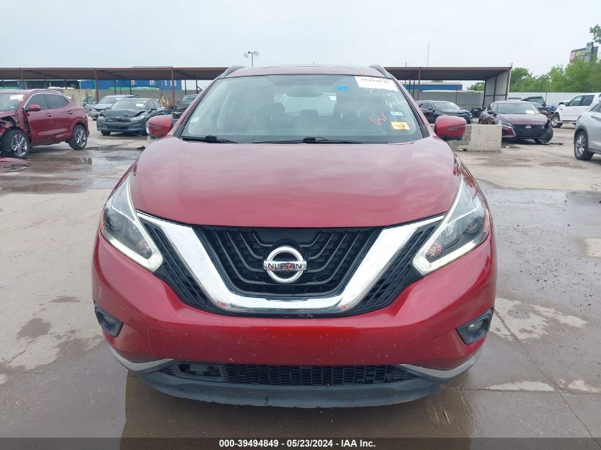 2018 Nissan Murano Sv VIN: 5N1AZ2MG9JN174520 Lot: 39494849