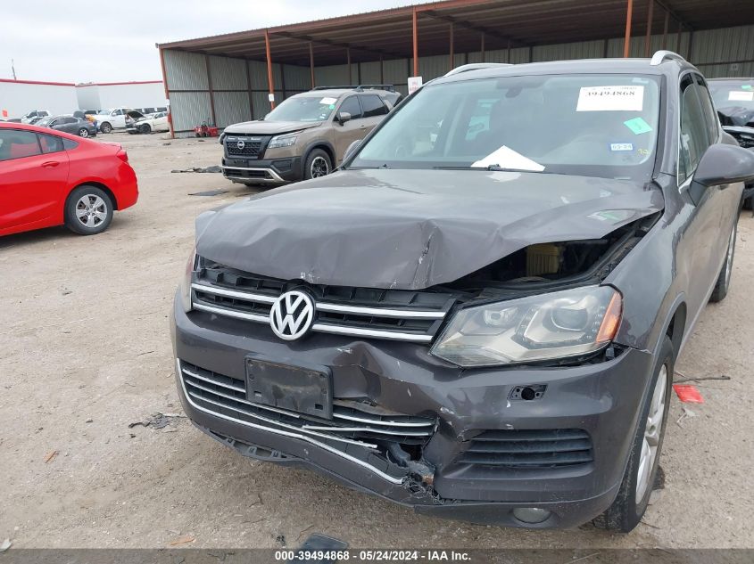 2013 Volkswagen Touareg Vr6 Sport VIN: WVGEF9BP1DD008573 Lot: 39494868