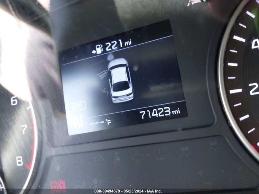 2019 Kia Optima S VIN: 5XXGT4L32KG289645 Lot: 39494879