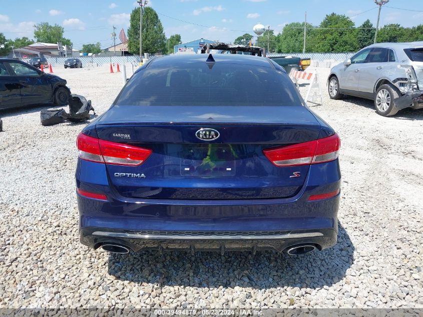 2019 Kia Optima S VIN: 5XXGT4L32KG289645 Lot: 39494879