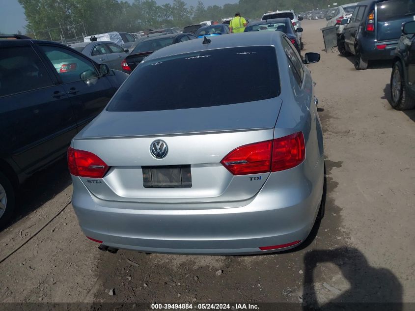 2014 Volkswagen Jetta 2.0L Tdi VIN: 3VWLL7AJ0EM376025 Lot: 39494884