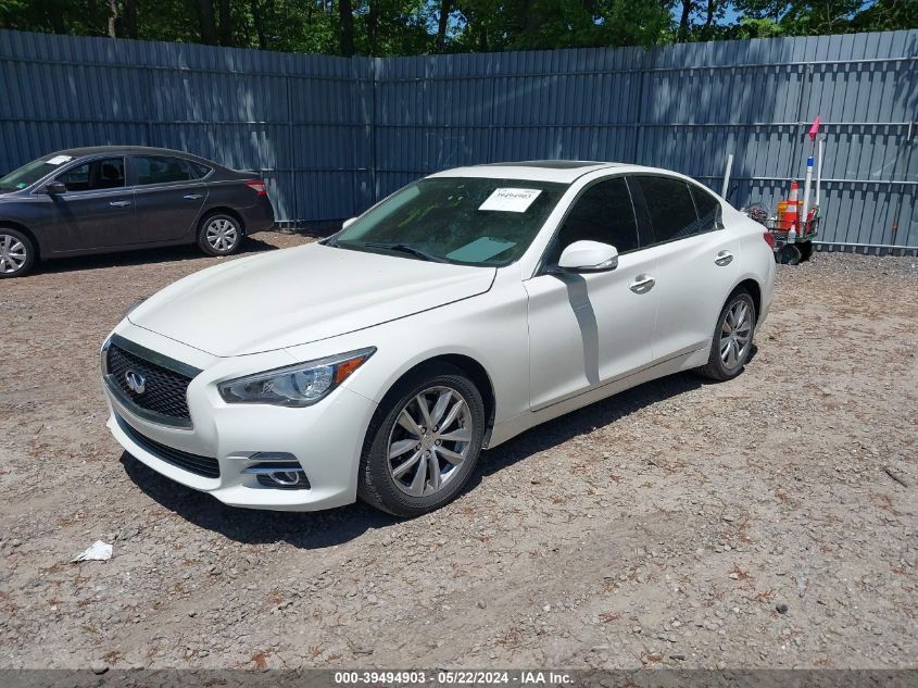 2017 Infiniti Q50 3.0T Premium VIN: JN1EV7AR8HM832285 Lot: 39494903