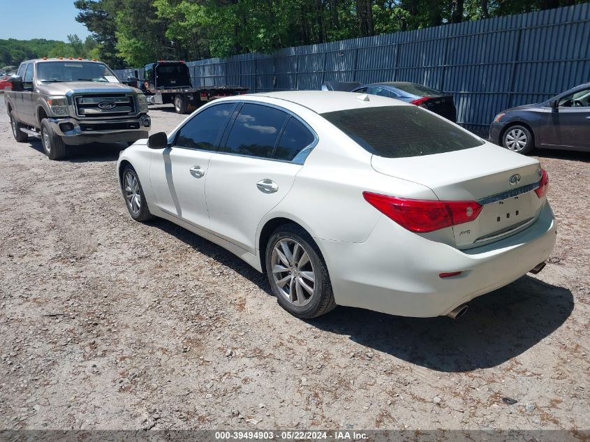 2017 Infiniti Q50 3.0T Premium VIN: JN1EV7AR8HM832285 Lot: 39494903