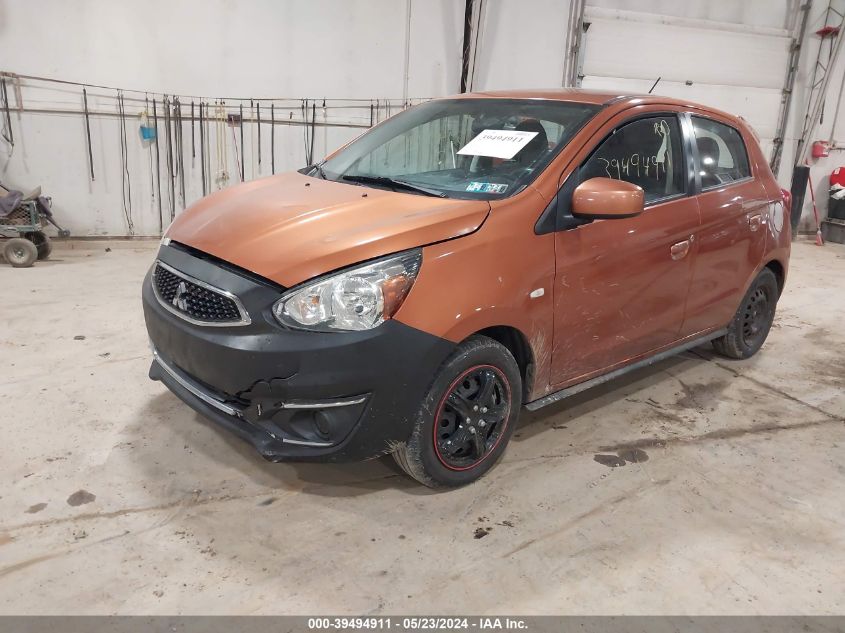 2017 Mitsubishi Mirage Es VIN: ML32A3HJ0HH013142 Lot: 39494911