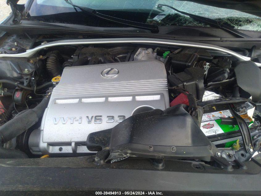 2005 Lexus Es 330 VIN: JTHBA30G255139320 Lot: 39494913