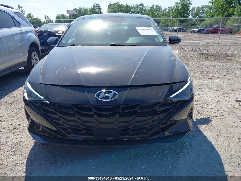 VIN 5NPLS4AG3MH007009 2021 HYUNDAI ELANTRA SEL