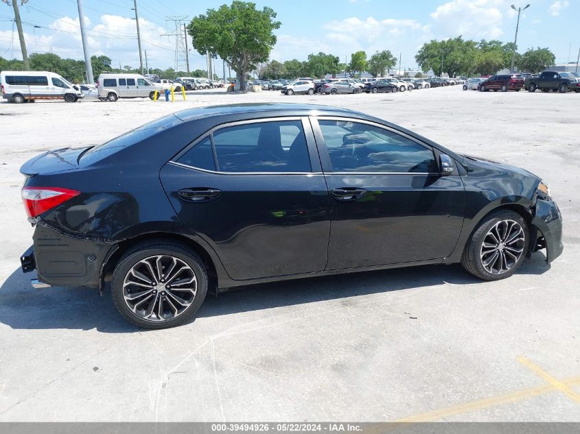 2015 Toyota Corolla S Plus VIN: 2T1BURHE4FC230169 Lot: 39494926