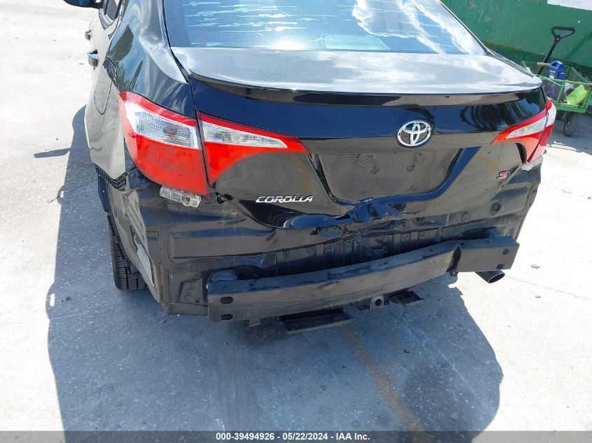 2015 Toyota Corolla S Plus VIN: 2T1BURHE4FC230169 Lot: 39494926
