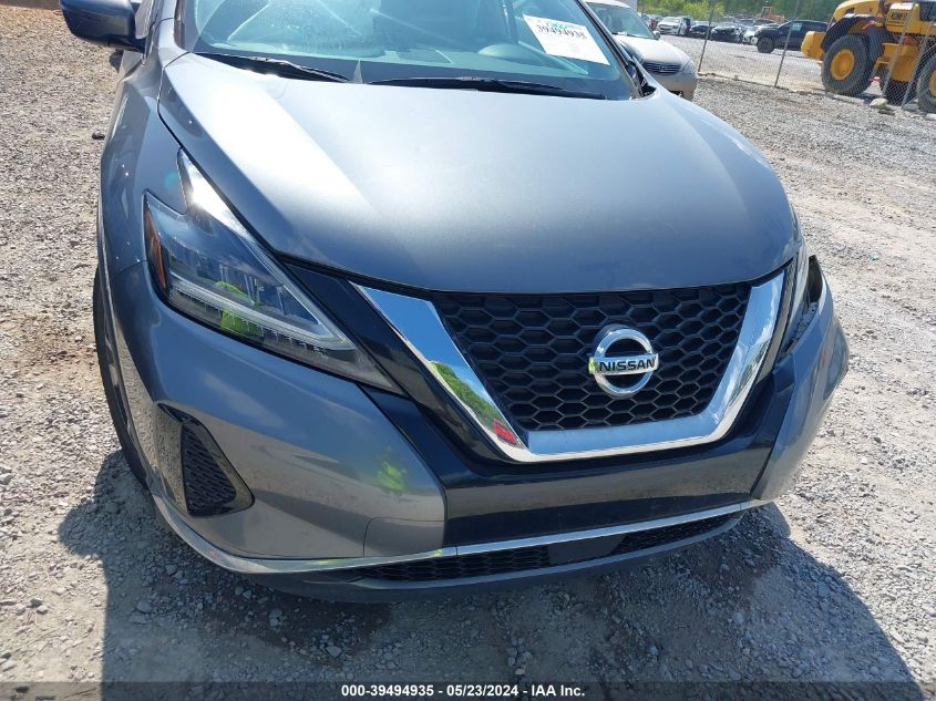 2020 Nissan Murano S Fwd VIN: 5N1AZ2AJ0LN166602 Lot: 39494935