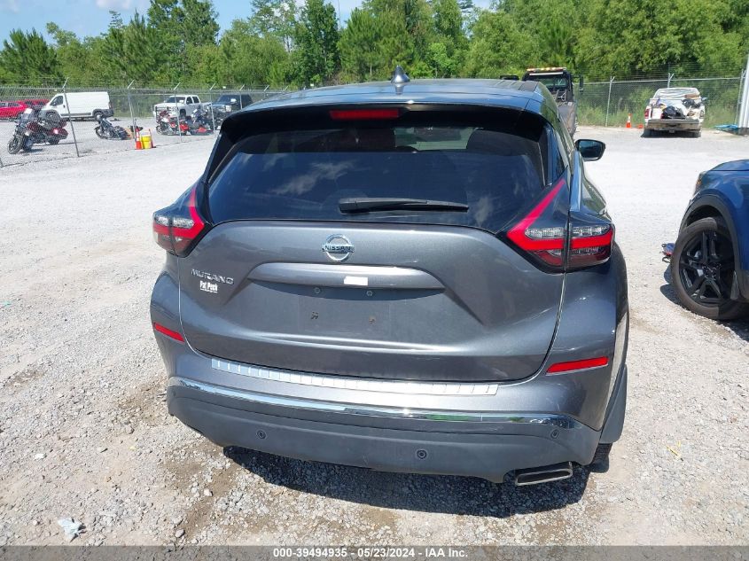 2020 Nissan Murano S Fwd VIN: 5N1AZ2AJ0LN166602 Lot: 39494935