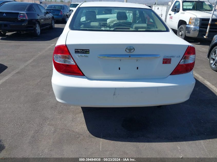 2004 Toyota Camry Le VIN: 4T1BE30K04U326209 Lot: 39494938