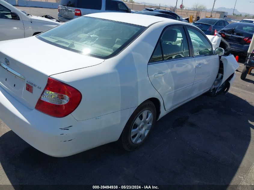 2004 Toyota Camry Le VIN: 4T1BE30K04U326209 Lot: 39494938