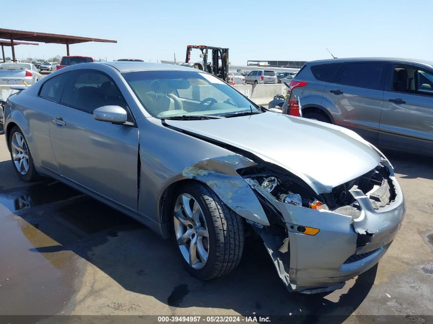 2003 Infiniti G35 Base W/Leather VIN: JNKCV54E23M200293 Lot: 39494957