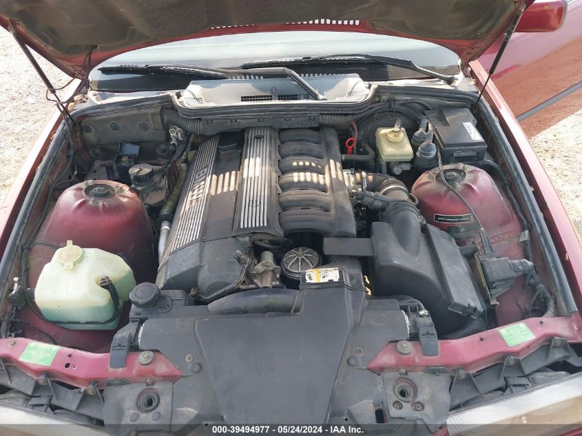 1994 BMW 325 Ic Automatic VIN: WBABJ6324RJD34397 Lot: 39494977