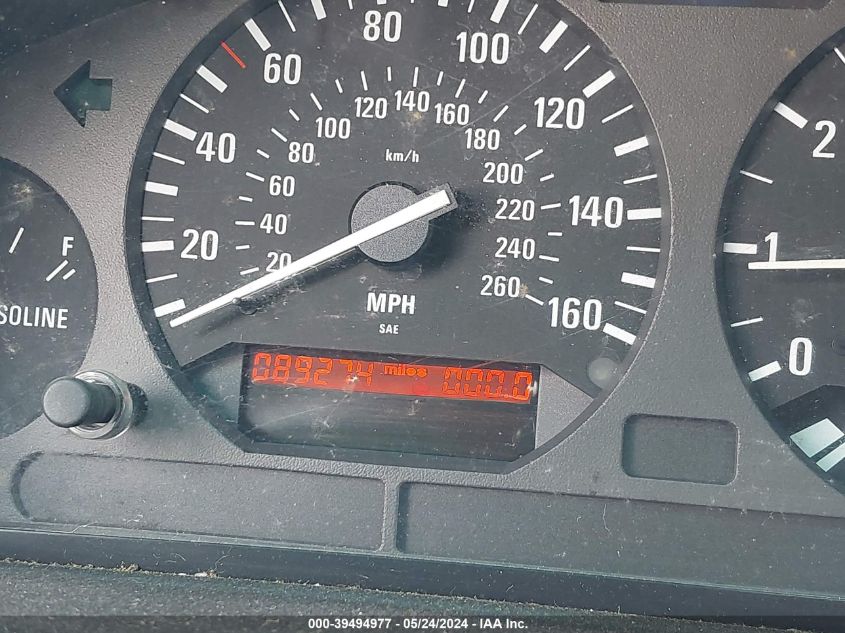 1994 BMW 325 Ic Automatic VIN: WBABJ6324RJD34397 Lot: 39494977