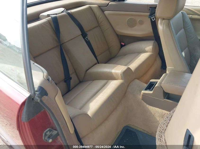 1994 BMW 325 Ic Automatic VIN: WBABJ6324RJD34397 Lot: 39494977