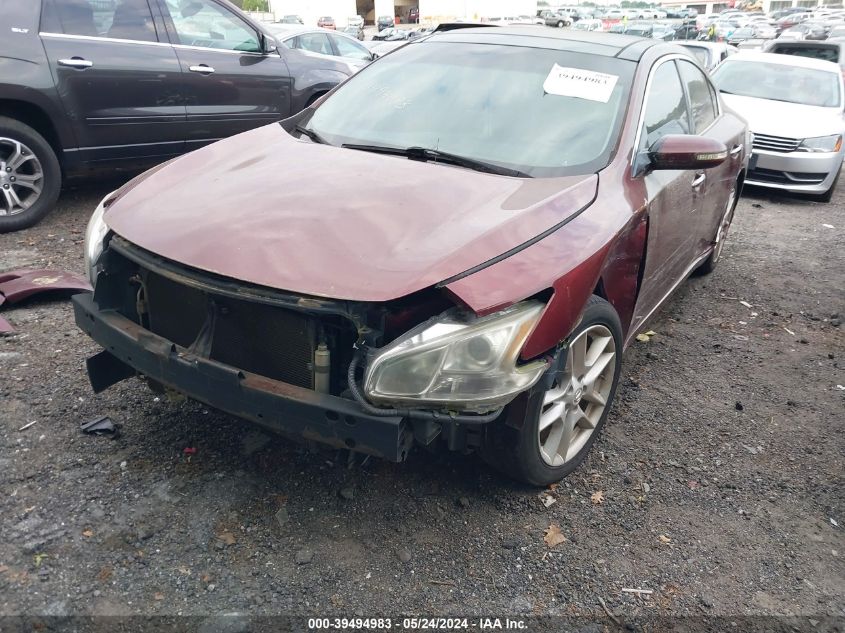 2009 Nissan Maxima 3.5 Sv VIN: 1N4AA51E09C841729 Lot: 39494983