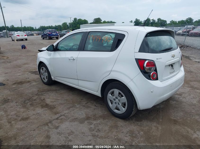 2014 Chevrolet Sonic Ls Auto VIN: 1G1JA6SH0E4185165 Lot: 39494990