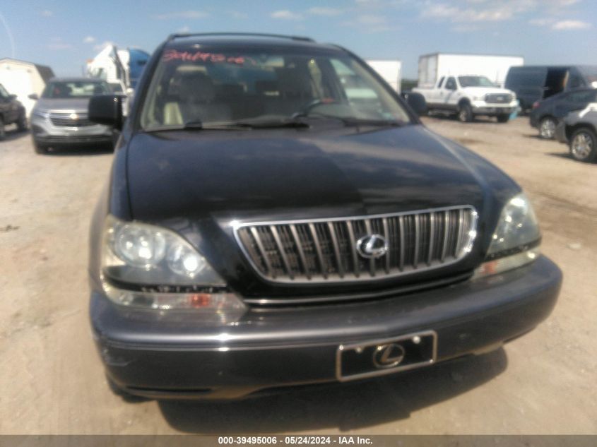 2000 Lexus Rx 300 VIN: JT6HF10UXY0158178 Lot: 39495006