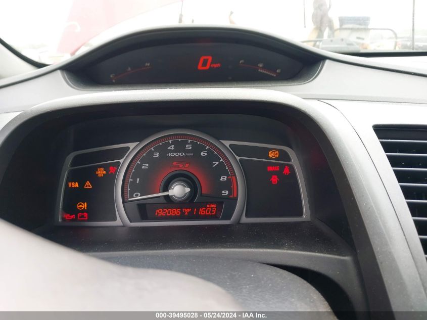 2008 Honda Civic Si/Si Mugen VIN: 2HGFA55588H708515 Lot: 39495028