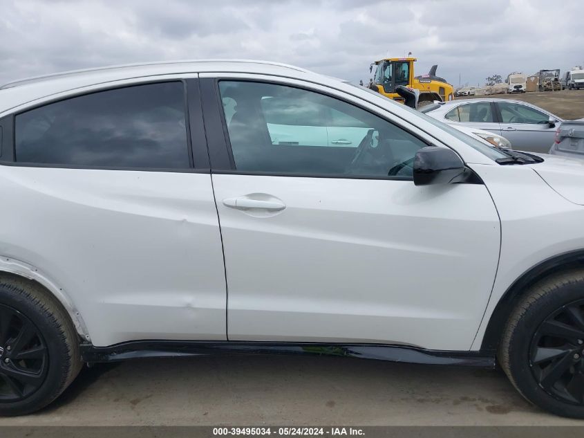 2022 Honda Hr-V 2Wd Sport VIN: 3CZRU5H18NM718206 Lot: 39495034