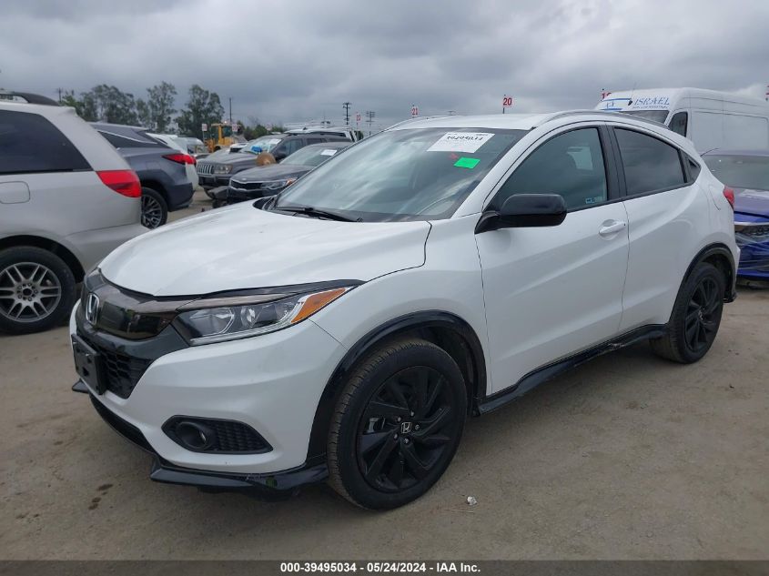 2022 Honda Hr-V 2Wd Sport VIN: 3CZRU5H18NM718206 Lot: 39495034