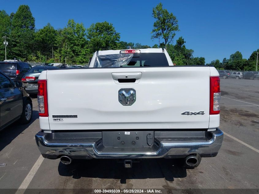 2022 Ram 1500 Big Horn 4X4 6'4 Box VIN: 1C6SRFMT8NN347566 Lot: 39495039