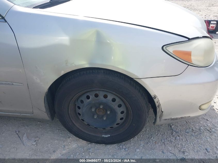 2003 Toyota Camry Xle VIN: 4T1BE30K33U647420 Lot: 39495077